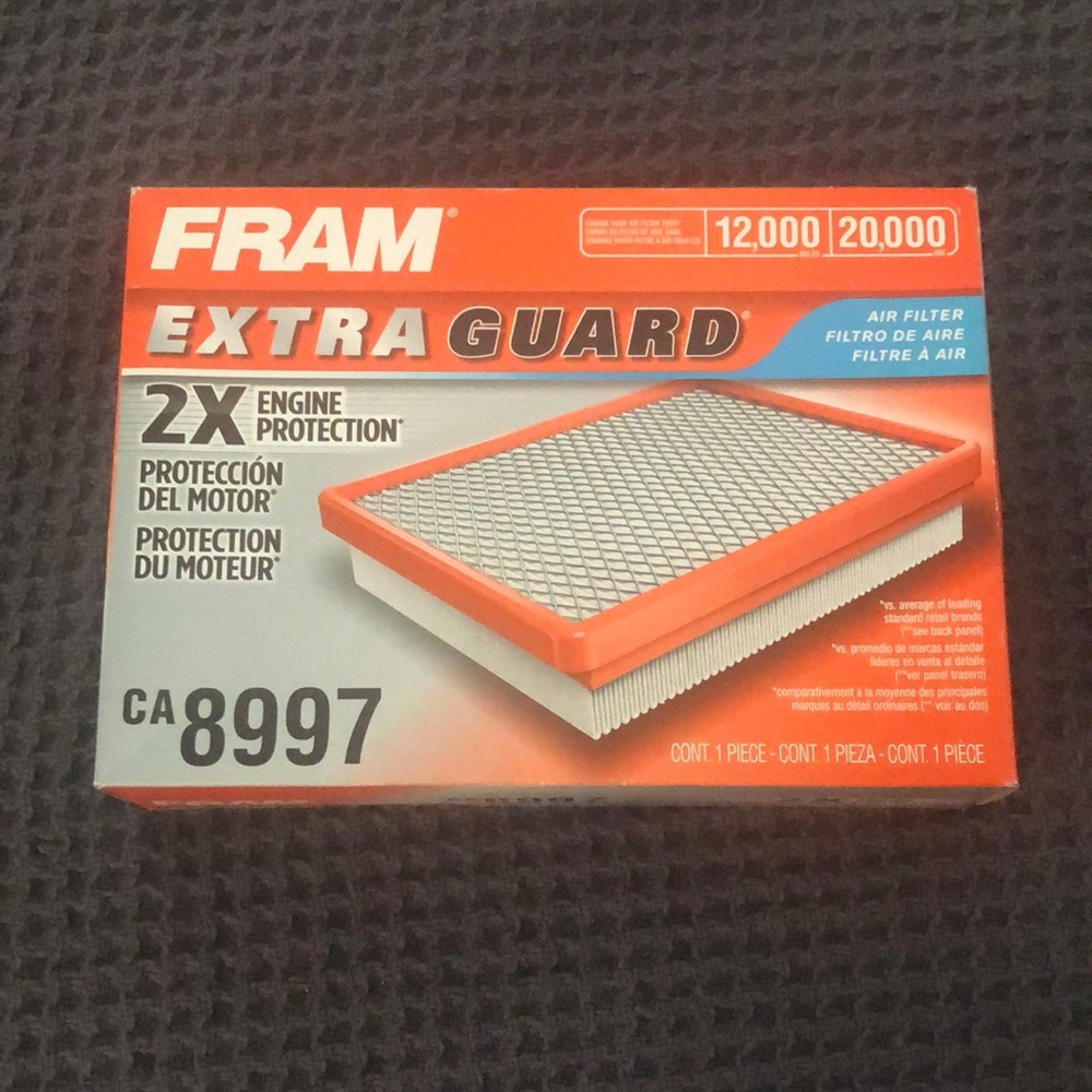 🚘 FRAM Air Filter 🚙 Extra Guard 2X CA8887 1 Piece 🚗 NIB